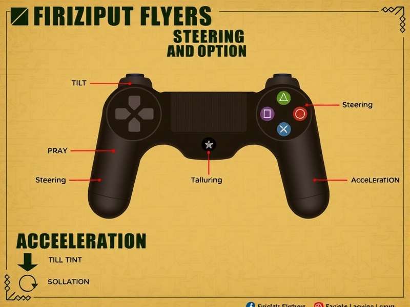 Firozpur Flyers control layout showing tilt and tap options for steering and acceleration